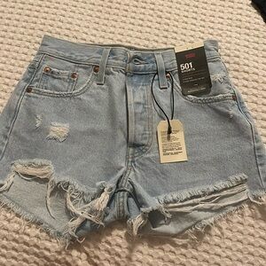 Levi 501 shorts high rise - 23 NWT
